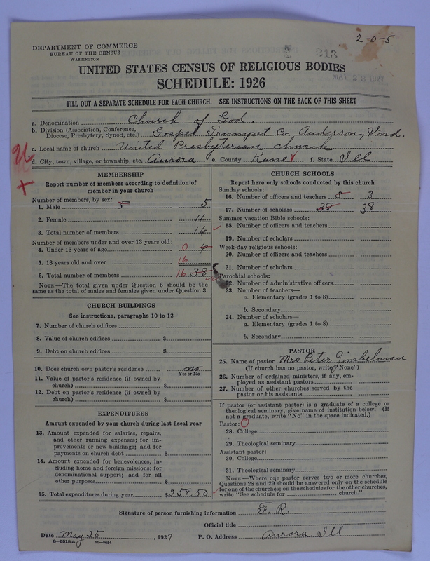 Scan of Church of God (Headquarters, Anderson, Ind.): 213