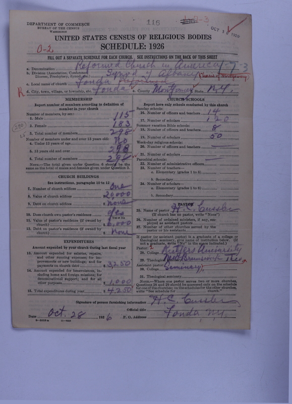 Scan of Reformed Church in America: 116