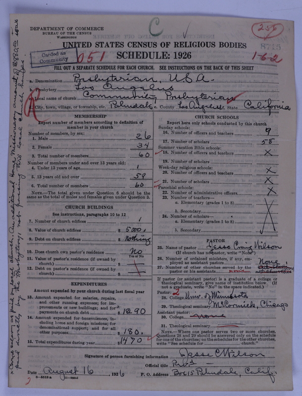 Scan of Presbyterian Church in the United States of America: 8715