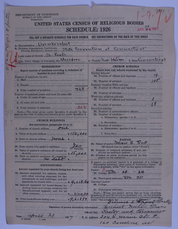 Scan of Universalist Church: 210
