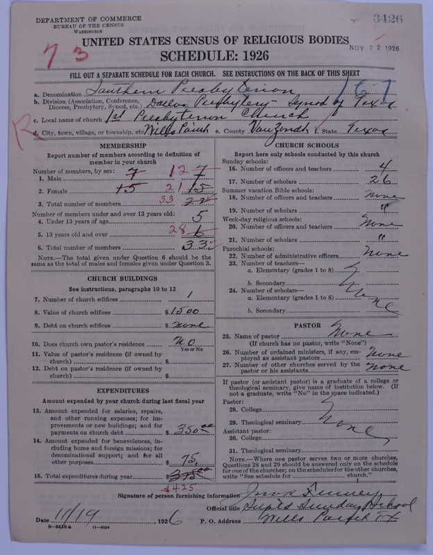 Scan of Presbyterian Church in the United States: 3426