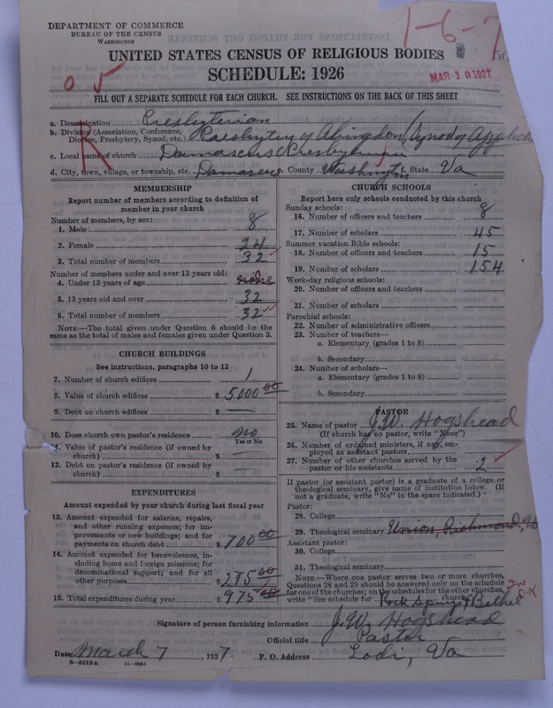 Scan of Presbyterian Church in the United States: 500