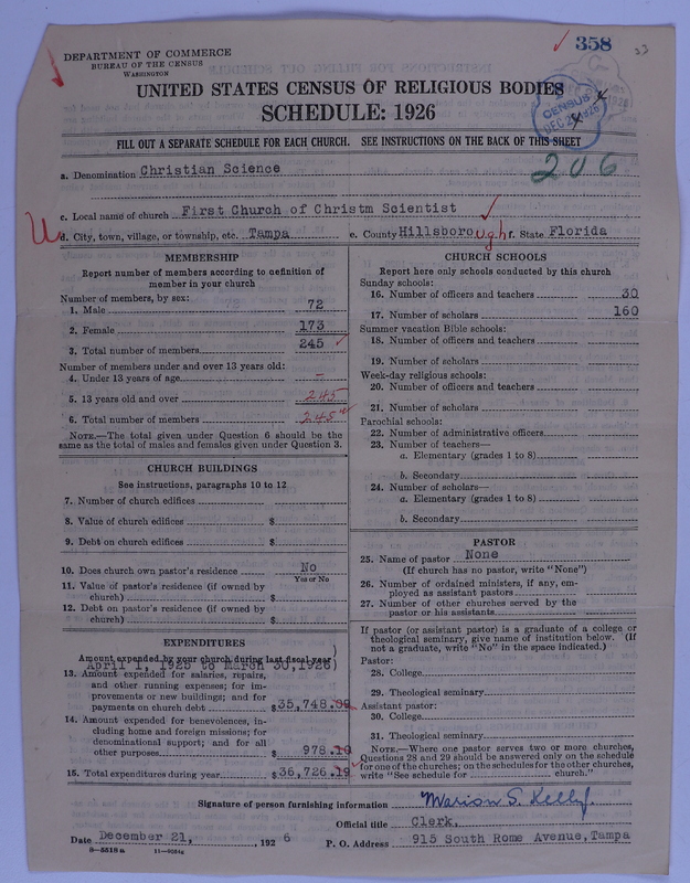 Scan of Church of Christ, Scientist: 358