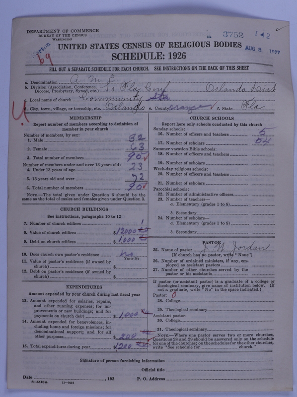 Scan of African Methodist Episcopal Church: 3752