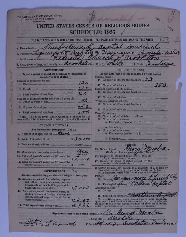 Scan of Federated Churches: 11