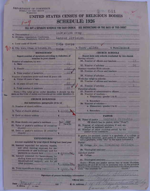 Scan of Salvation Army: 641
