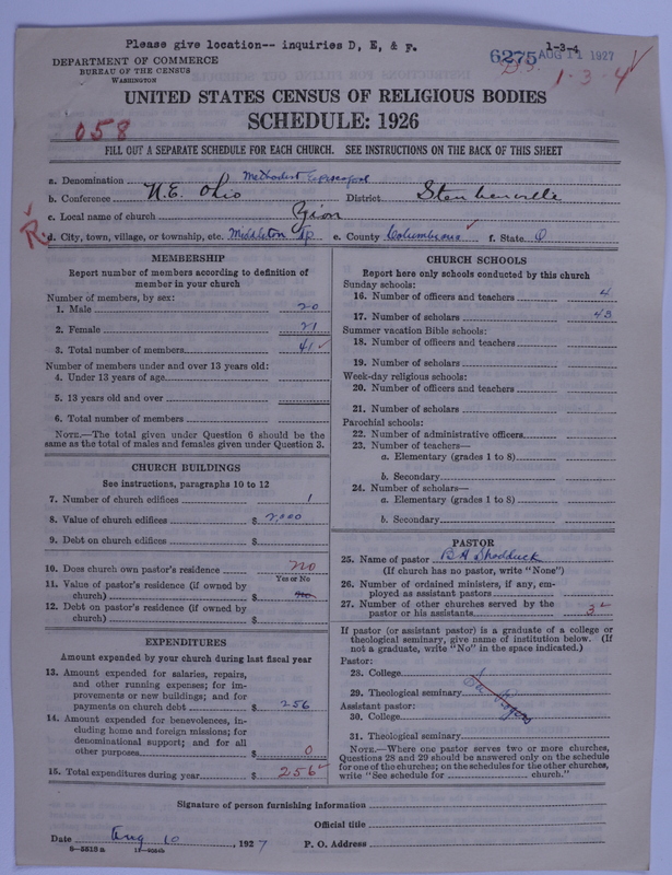 Scan of Methodist Eiscopal Church: 6275