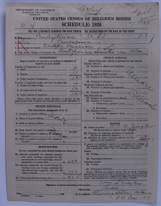 Scan of Presbyterian Church in the United States: 2515