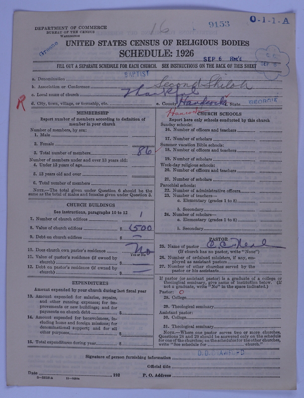 Scan of Negro Baptists: 9153