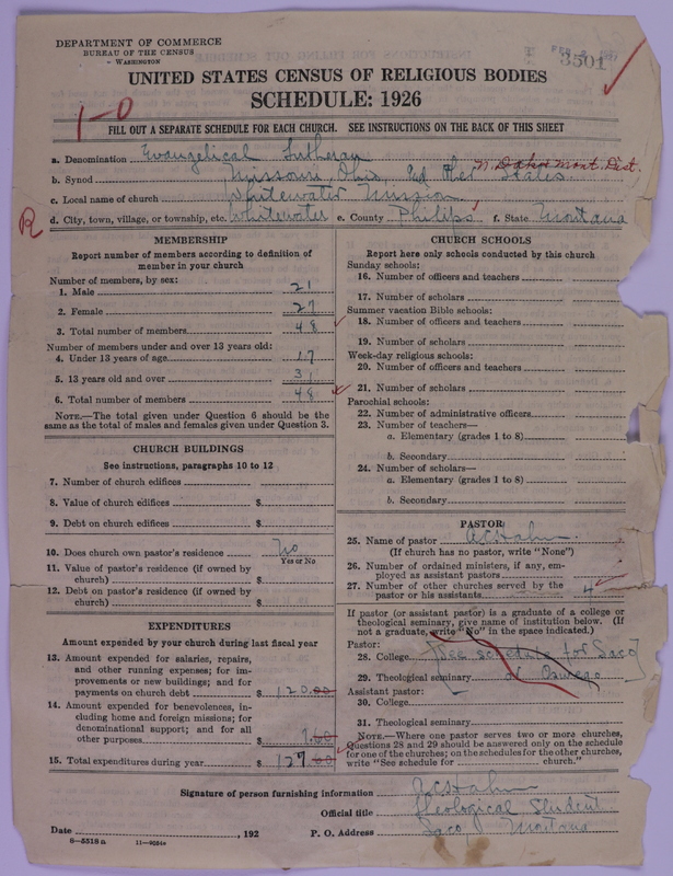 Scan of Evangelical Lutheran Synodical Conference of America: Evangelical Lutheran Synod of Missouri, Ohio, and Other States: 3501