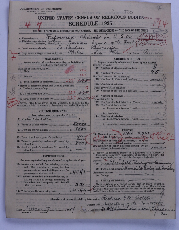 Scan of Reformed Church in the United States: 735
