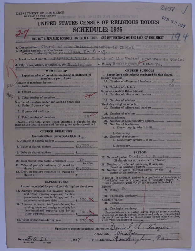 Scan of Church of the United Brethren in Christ: 2407