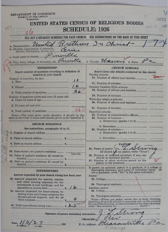 Scan of Church of the United Brethren in Christ: 502