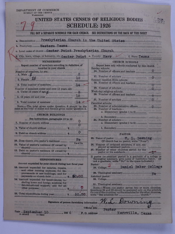 Scan of Presbyterian Church in the United States: 3302
