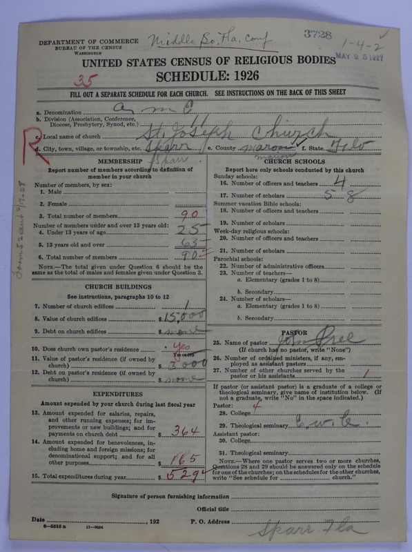 Scan of African Methodist Episcopal Church: 3728