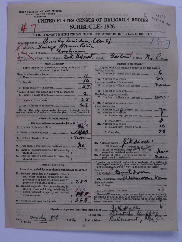 Scan of Presbyterian Church in the United States: 919