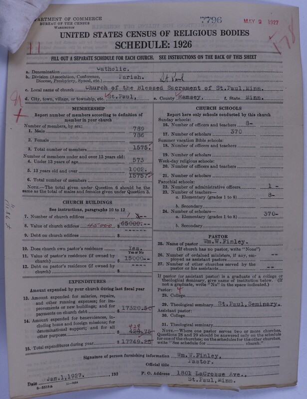Scan of Roman Catholic Church: 7796