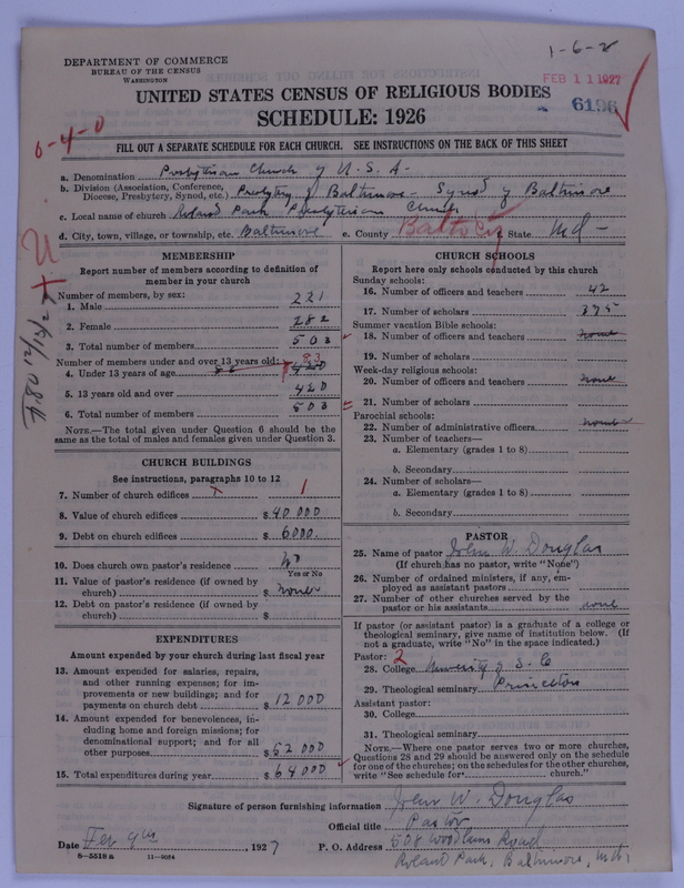 Scan of Presbyterian Church in the United States of America: 6196