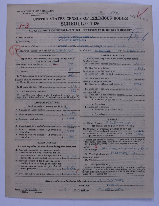 Scan of United Presbyterian Church of North America: 698