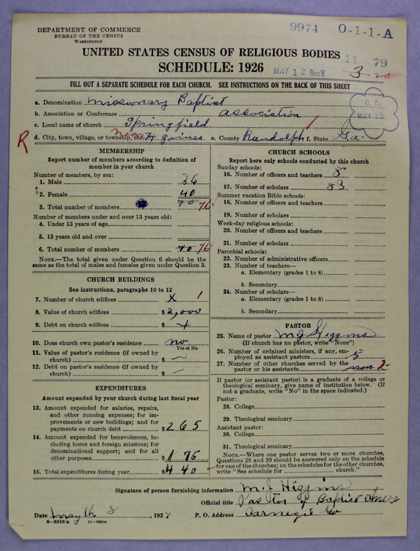 Scan of Negro Baptists: 9974