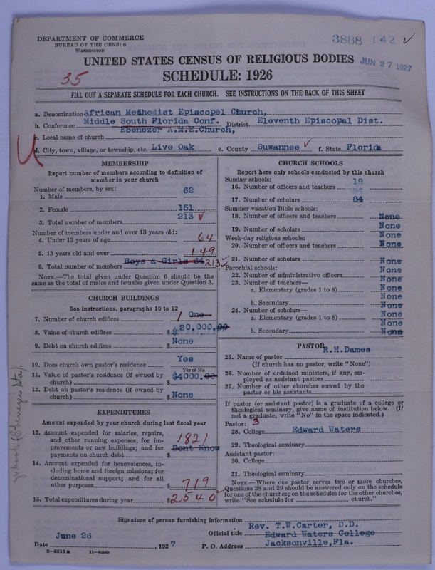 Scan of African Methodist Episcopal Church: 3888