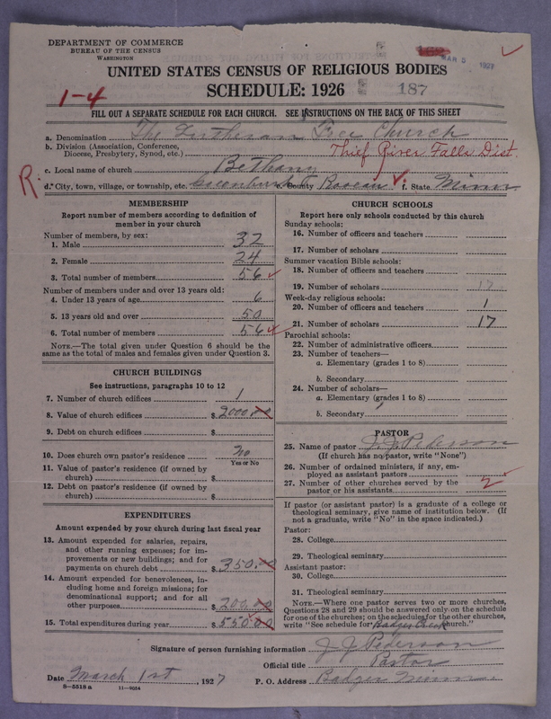 Scan of Lutheran Free Church: 187