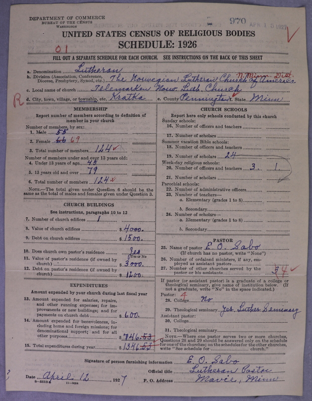 Scan of Norwegian Lutheran Church of America: 970