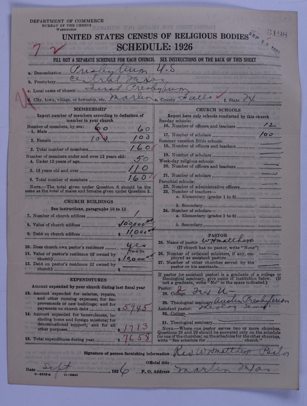 Scan of Presbyterian Church in the United States: 3198