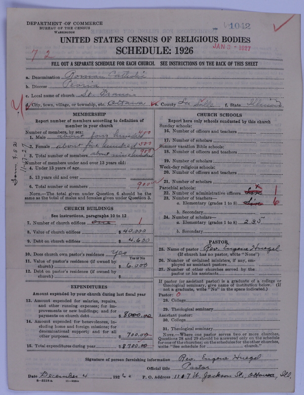 Scan of Roman Catholic Church: 1042