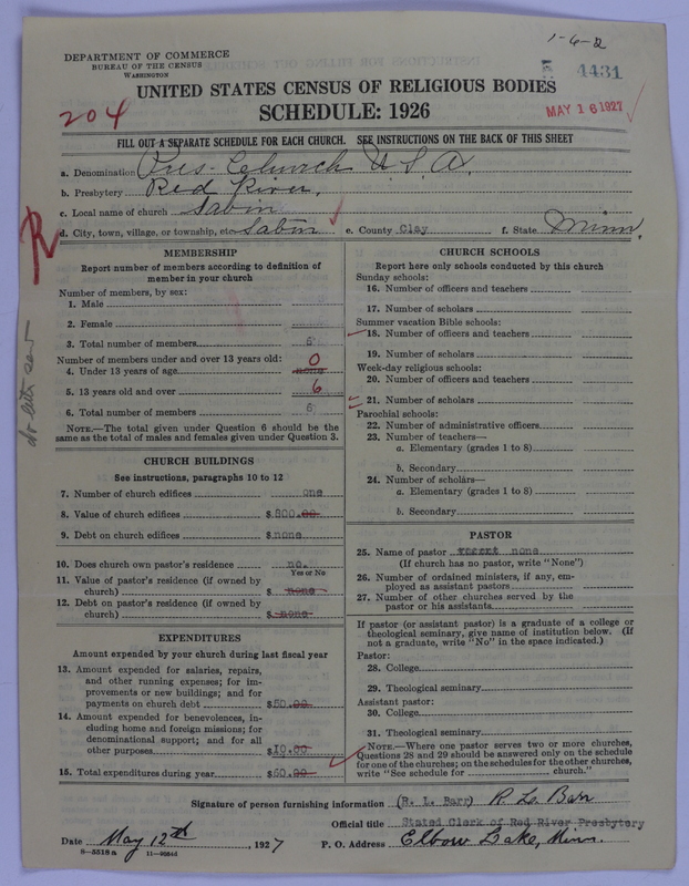 Scan of Presbyterian Church in the United States of America: 4431
