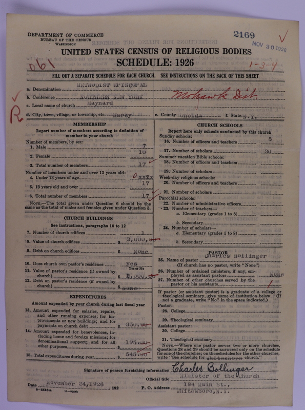 Scan of Methodist Episcopal Church: 2169