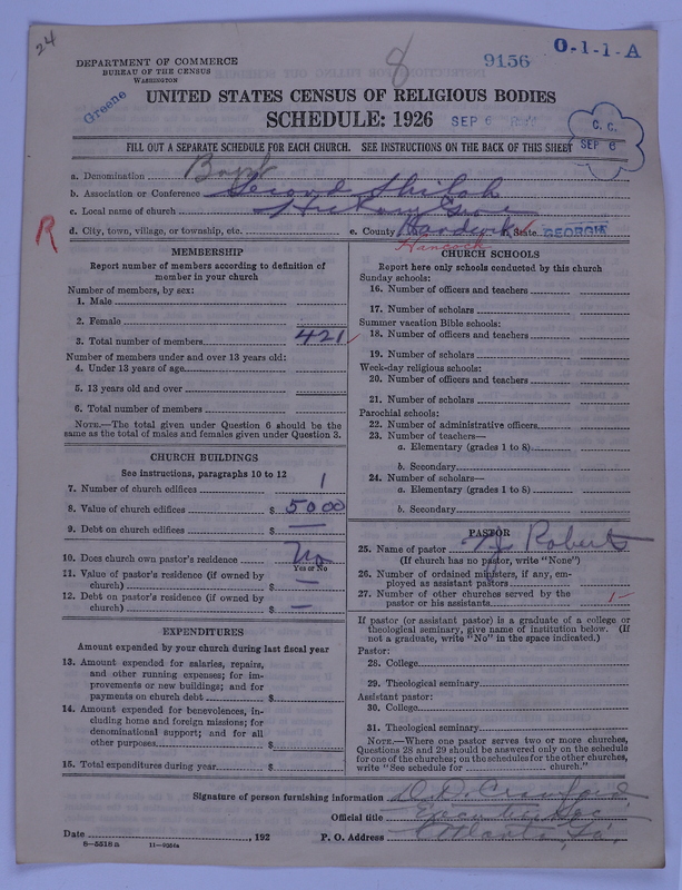 Scan of Negro Baptists: 9156