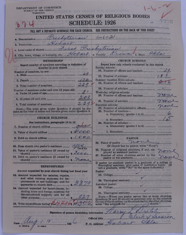 Scan of Presbyterian Church in the United States of America: 7373