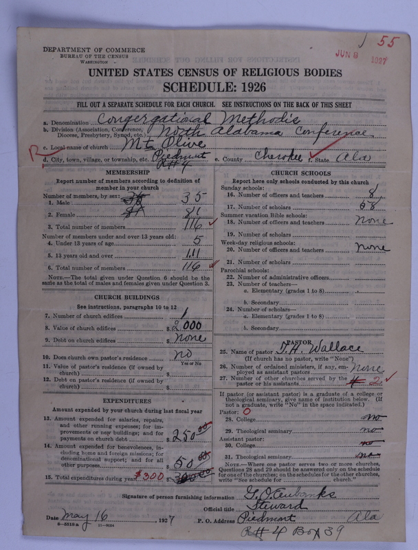 Scan of Congregational Methodist Church: 55