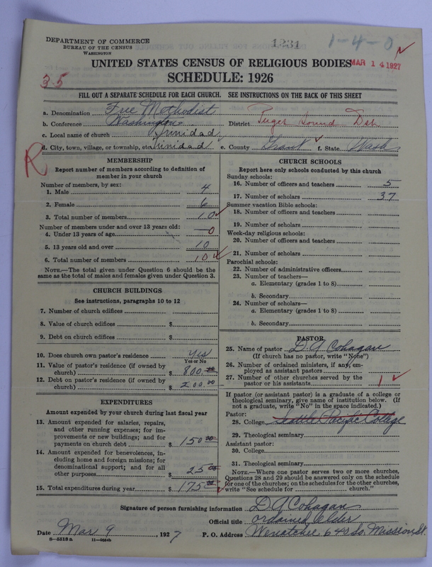 Scan of Free Methodist Church of North America: 1231