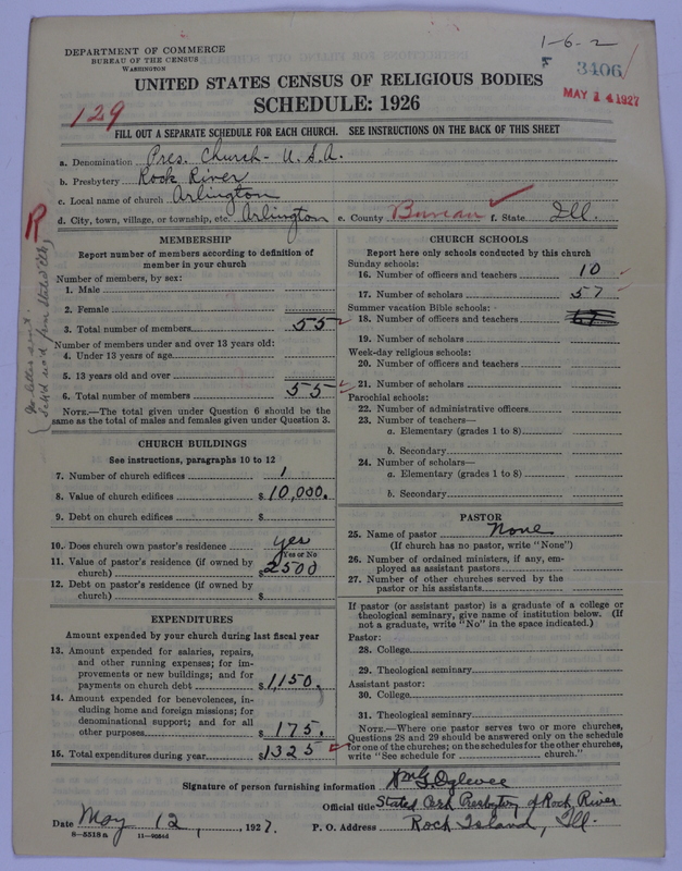Scan of Presbyterian Church in the United States of America: 3406