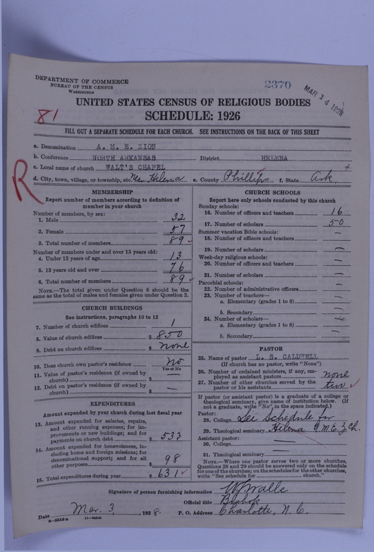Scan of African Methodist Episcopal Zion Church: 2370