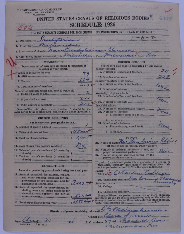 Scan of Presbyterian Church in the United States of America: 4309