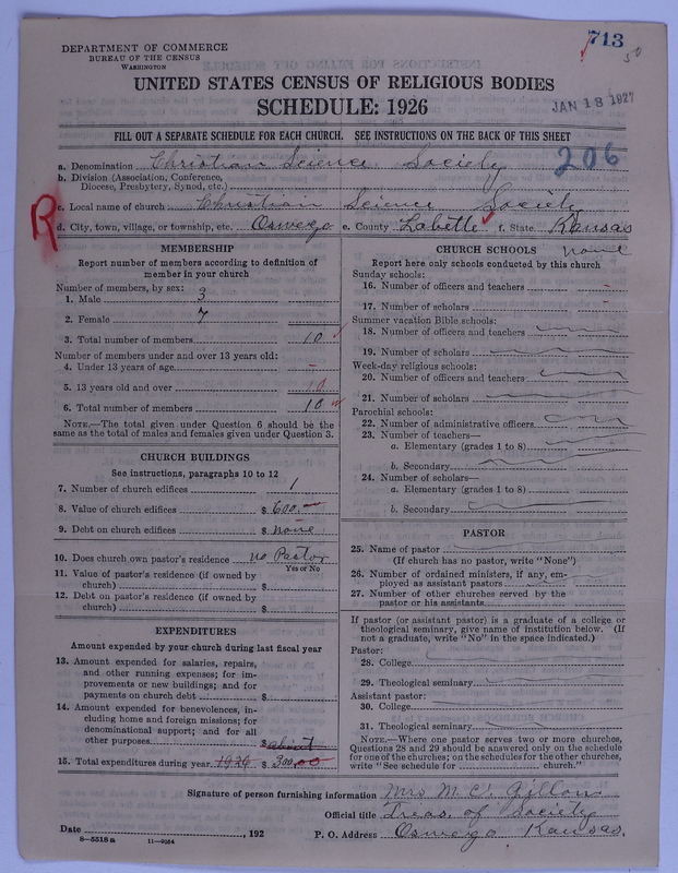 Scan of Church of Christ, Scientist: 713