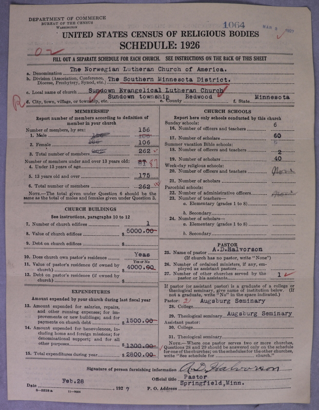 Scan of Norwegian Lutheran Church of America: 1064