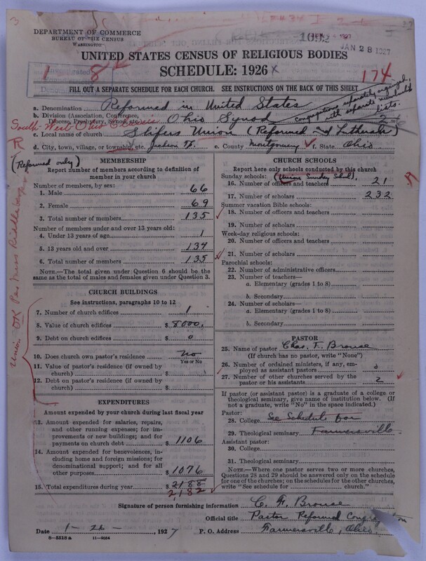 Scan of Reformed Church in the United States: 1092