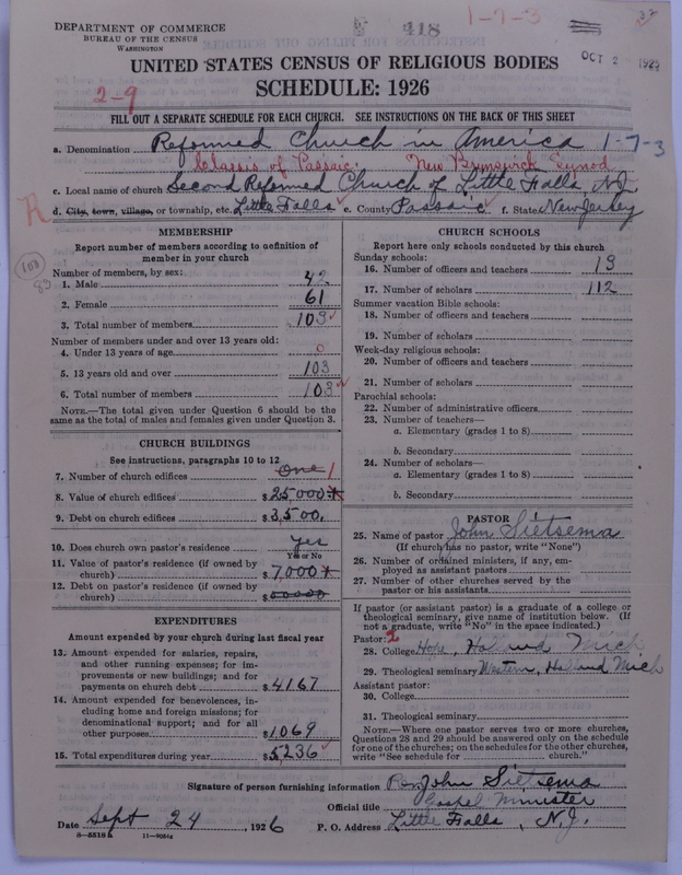 Scan of Reformed Church in America: 418
