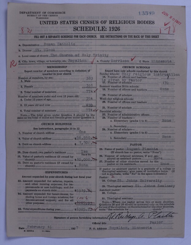 Scan of Roman Catholic Church: 13389