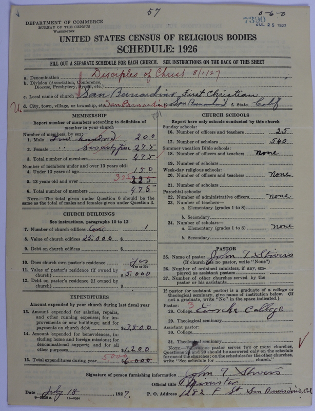 Scan of Disciples of Christ: 7390