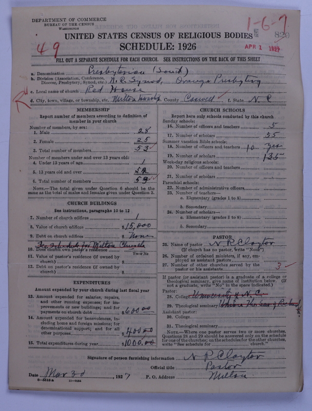 Scan of Presbyterian Church in the United States: 820