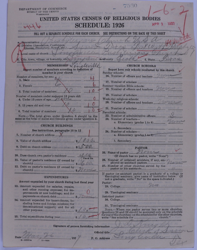 Scan of Presbyterian Church in the United States of America: 7580