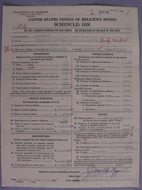 Scan of Norwegian Lutheran Church of America: 2278