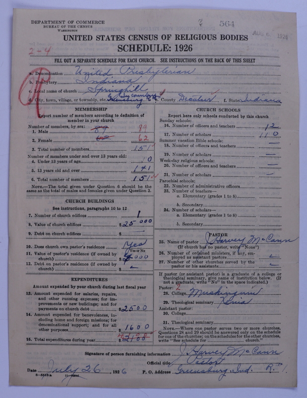 Scan of United Presbyterian Church of North America: 564