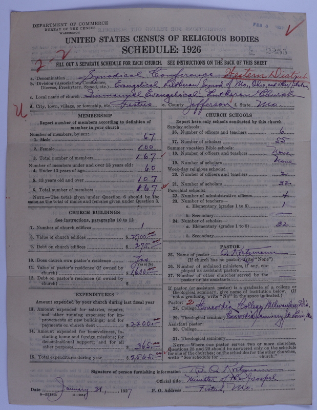 Scan of Evangelical Lutheran Synodical Conference of America: Evangelical Lutheran Synod of Missouri, Ohio, and Other States: 2255