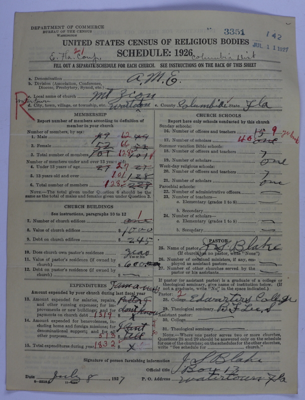 Scan of African Methodist Episcopal Church: 3351